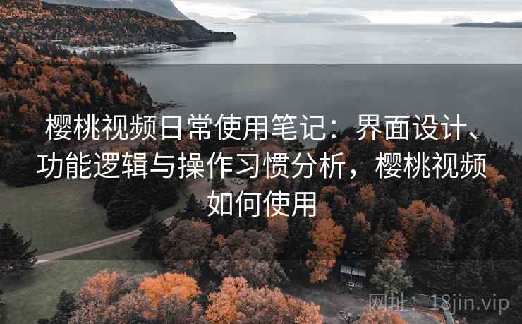 樱桃视频日常使用笔记：界面设计、功能逻辑与操作习惯分析，樱桃视频如何使用