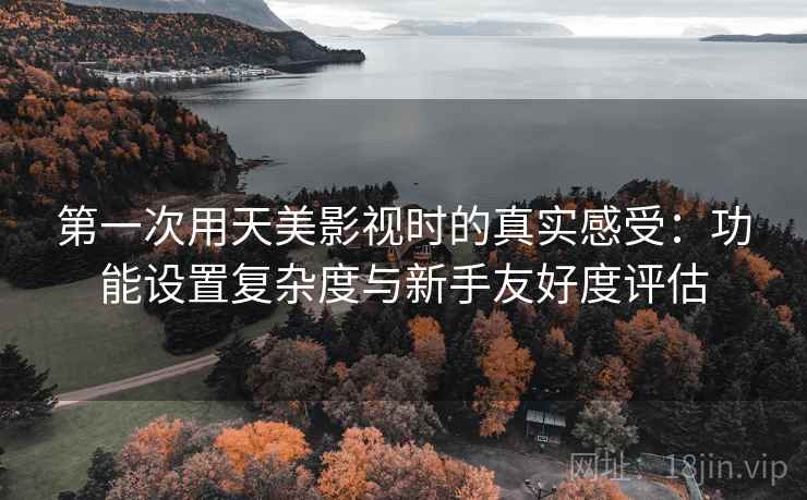 第一次用天美影视时的真实感受：功能设置复杂度与新手友好度评估